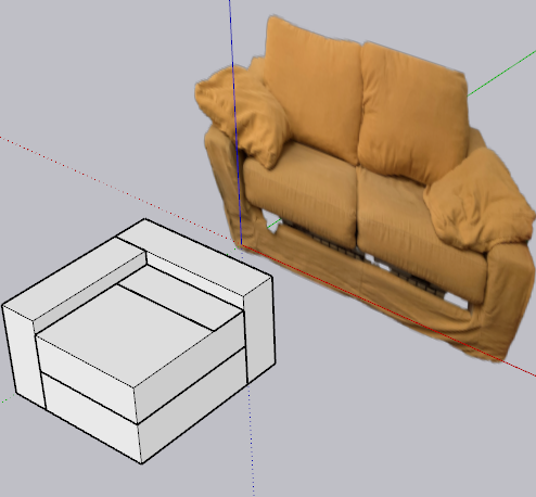 aggiustare.org imparare ad utilizzare sketchup creo il quarto componente con 3D Modeling con sketchup