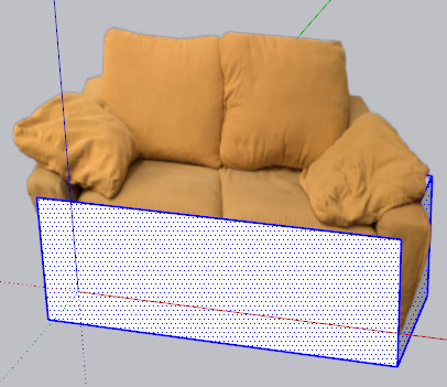 aggiustare.org scalare il divano con 3D Modeling con sketchup